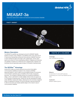 MEASAT-3a - Orbital ATK
