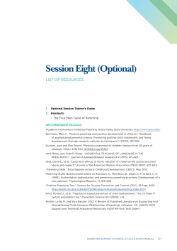 Positive Parenting - Catholic Relief Services