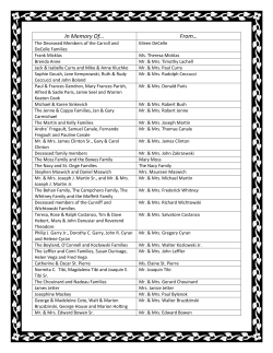 Easter Flowers - St. Mary`s Crescent