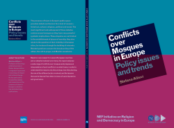Conflicts over Mosques in Europe Policy issues and trends