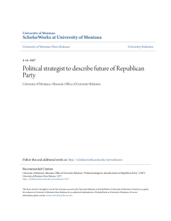 Political strategist to describe future of Republican Party