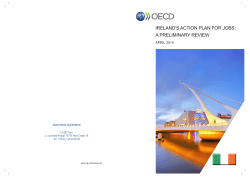 ireland`s action plan for jobs: a preliminary review