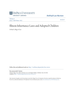 Illinois Inheritance Laws and Adopted Children