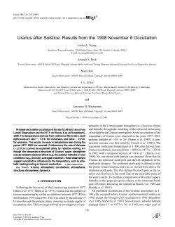 Uranus after Solstice: Results from the 1998 November
