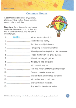 Common Nouns