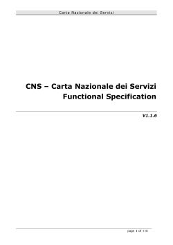 CNS Functional Specification