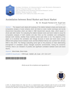 Assimilation between Bond Market and Stock Market