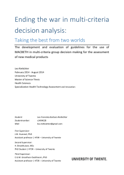 Ending the war in multi-criteria decision analysis