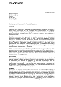 Conceptual Framework for Financial Reporting