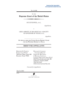 14-940 Evenwel et al. v. Abbott et al.