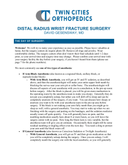 distal radius wrist fracture surgery