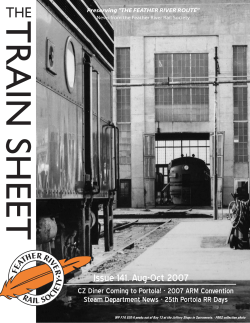 Issue 141 Aug Oct 2007 - Western Pacific Railroad Museum