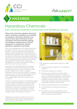 Hazardous Chemicals