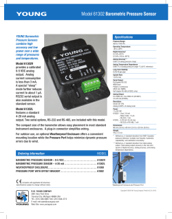 Model 61302 Barometric Pressure Sensor