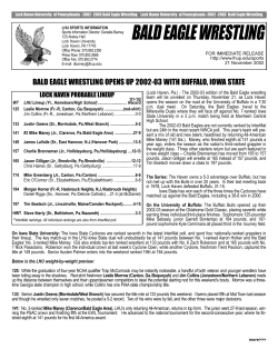 release in pdf format - Lock Haven University