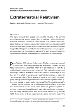 Extraterrestrial Relativism