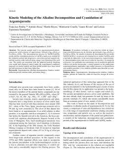 Kinetic Modeling of the Alkaline Decomposition and Cyanidation of