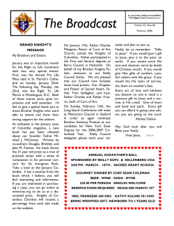 broad 0206 (Read-Only) - Fr. Jeremiah J Reilly Council Knights of