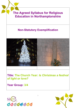 Is Christmas a festival of light or love