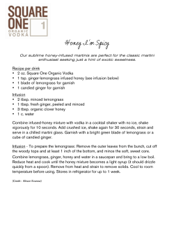 Honey I`m Spicy - Square One Organic Vodka