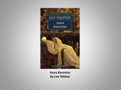 Anna Karenina by Leo Tolstoy