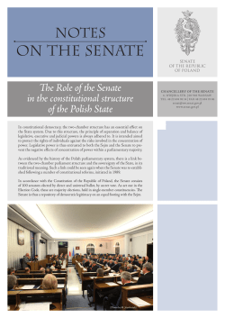 ON THE SENATE