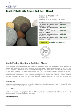 Beach Pebble Lite Stone Ball Set