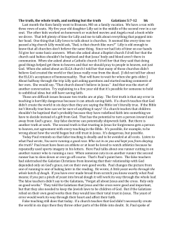 The truth, the whole truth, and nothing but the truth Galatians 5:7