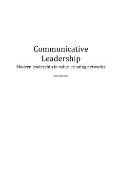 Communicative Leadership