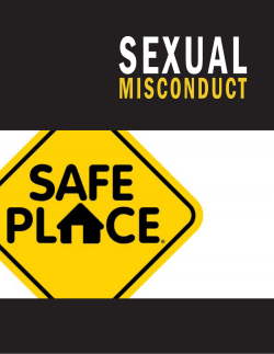Sexual Misconduct Brochure