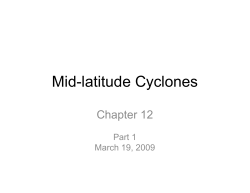 Mid-latitude Cyclones