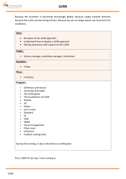 LEAN - FGC Consulting