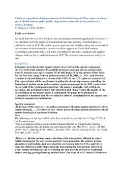 Chemical composition of pre-monsoon air in the Indo&ndash;Gangetic