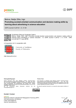 Promoting societal-oriented communication and decision