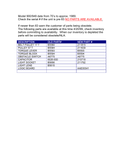 mom gdo manual 900/949