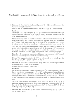 Math 601 Homework 3 Solutions to selected problems