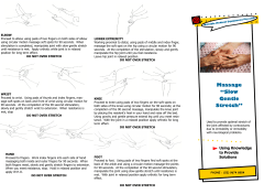 Massage &ldquo;Slow Gentle Stretch&rdquo;