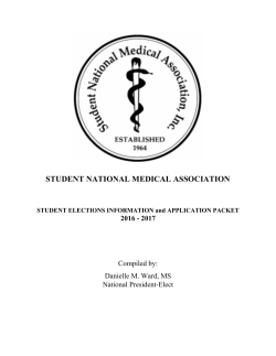 2016 - 2017 - Student National Medical Association