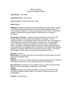 Frontier Wars of the 1790s