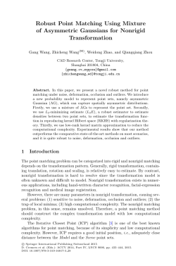 Robust Point Matching Using Mixture of Asymmetric Gaussians for