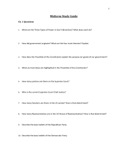 Midterm Study Guide - Garnet Valley School District