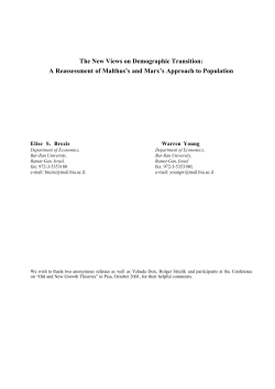 The New Views on Demographic Transition