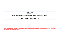 Draft Payment formats