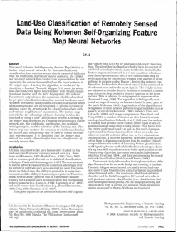 Land-Use Classification of Remotely Sensed