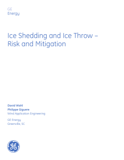 GER-4262 - Ice Shedding and Ice Throw – Risk and Mitigation