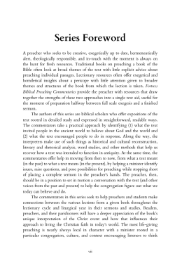 Foreword - Augsburg Fortress