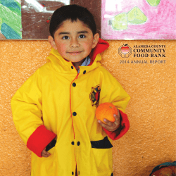2014 annual report - Alameda County Community Food Bank