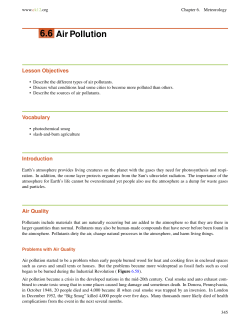6.6 Air Pollution
