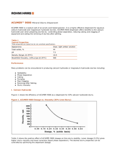 Acumer 9000 -- Technical Data Sheet