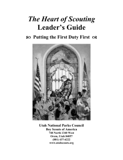 The Heart of Scouting Leader`s Guide